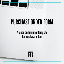 Purchase Order Form Template